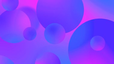 Soyut mor toplar geometrik eğimli arkaplan. Grafik tasarımı için. 3d resimleme.