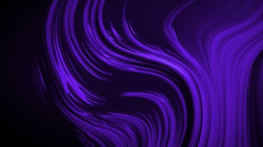 Dalgaların lüksüne sahip soyut mor arkaplan. 3d illüstrasyon, 3d canlandırma.