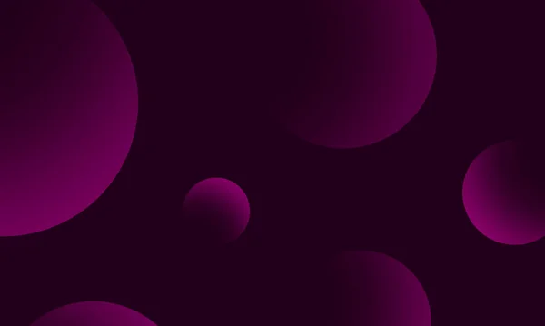 Gradient Cercles Violets Sur Fond Abstrait Violet Foncé Élément Design — Photo