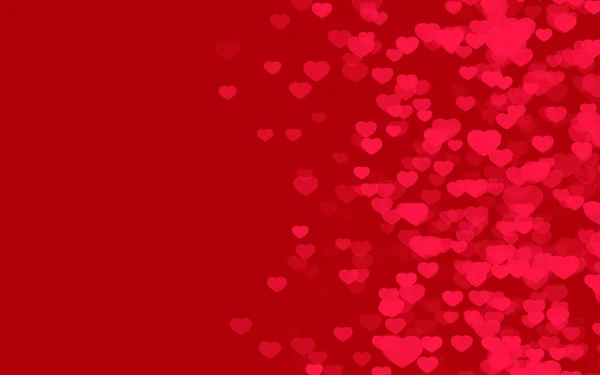 Dia Dos Namorados Corações Vermelhos Com Fundo Vermelho — Fotografia de Stock