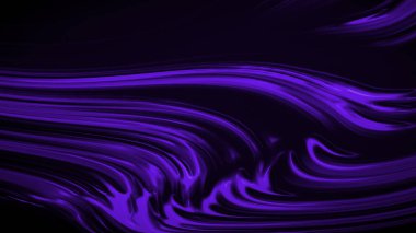 Dalgaların lüksüne sahip soyut mor arkaplan. 3d illüstrasyon, 3d canlandırma.