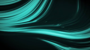 Soyut zümrüt yeşili arka plan ve lüks dalgalar. 3d illüstrasyon, 3d canlandırma.