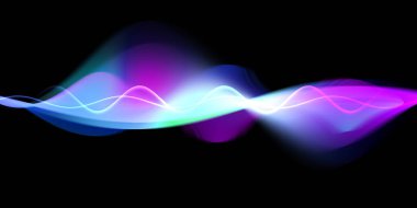 Renkli eğimli hareket dalgası soyut arkaplan.