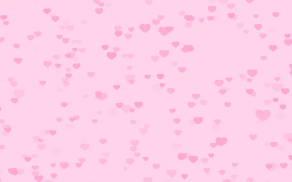 San Valentino Cuori Rosa Sfondo Rosa — Foto Stock