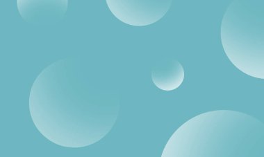 Mavi soyut arkaplanda beyaz daireler var. Modern grafik tasarım ögesi.