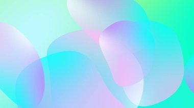 Soyut eğimli geometrik arkaplan. Akışkan şekiller ve renkli grafik tasarımı.