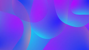 Soyut eğimli geometrik arkaplan. Akışkan şekiller ve renkli grafik tasarımı.