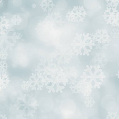 Noel mavisi kar taneleri. Kış arka planında kar yağıyor..