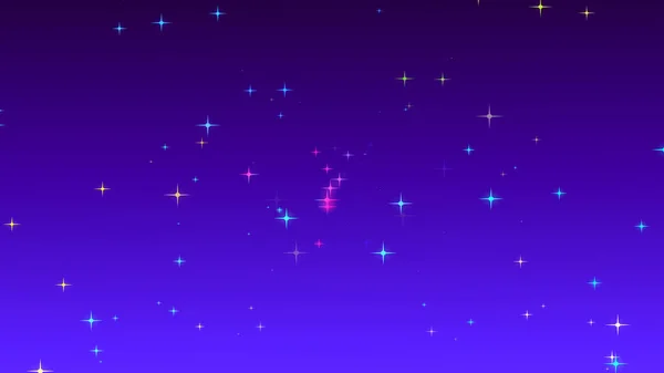 Christmas Colorful Starry Blue Purple Gradient Background — Stock Photo, Image