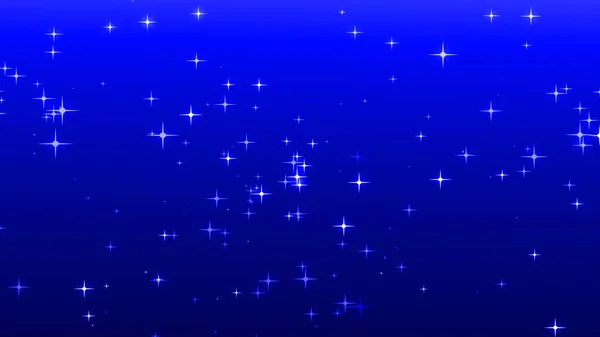 クリスマスブルー星空の背景 — ストック写真
