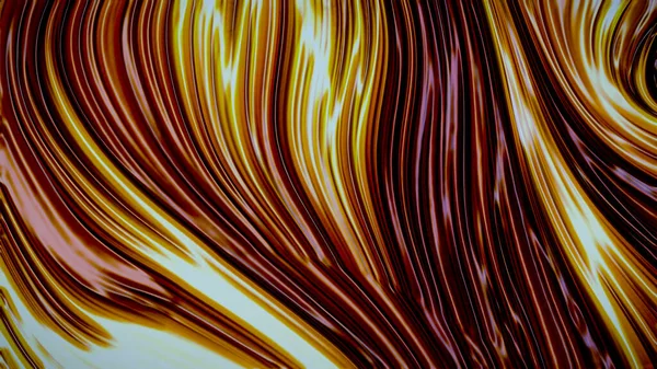 Абстрактний Коричневий Фон Хвилями Розкоші Ілюстрація Візуалізація — стокове фото