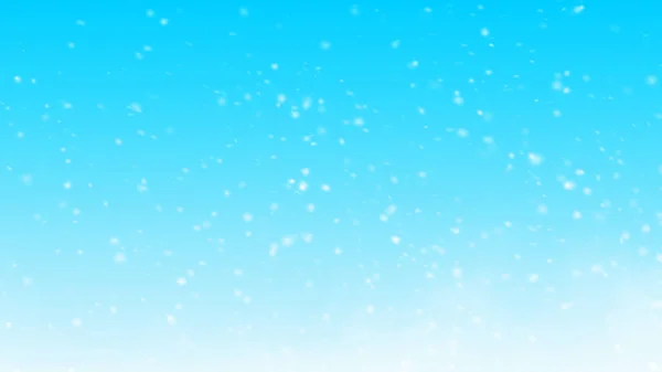 Christmas Winter Snowflake Blue Sky Background — Stock Photo, Image