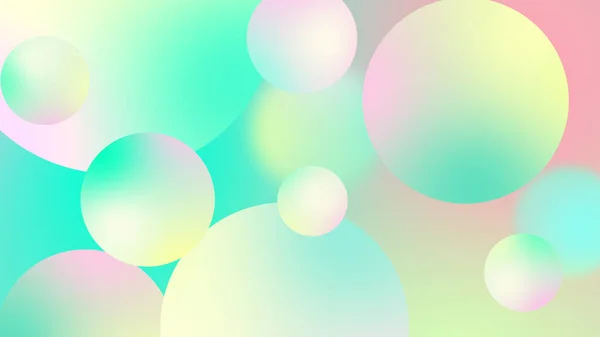 Abstracte Ballen Geometrische Gradiënt Kleur Achtergrond Voor Grafisch Ontwerp Illustratie — Stockfoto