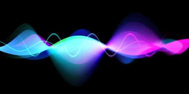 Renkli eğimli hareket dalgası soyut arkaplan.