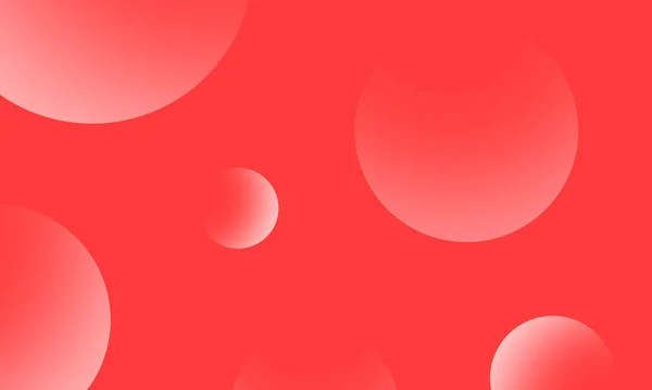 Градієнт Білих Кіл Червоному Абстрактному Тлі Сучасний Елемент Графічного Дизайну — стокове фото