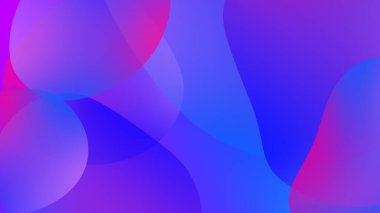 Soyut eğimli geometrik arkaplan. Akışkan şekiller ve renkli grafik tasarımı.