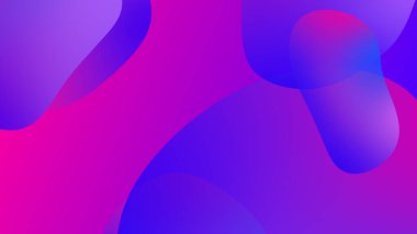 Soyut eğimli geometrik arkaplan. Akışkan şekiller ve renkli grafik tasarımı.