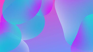 Soyut eğimli geometrik arkaplan. Akışkan şekiller ve renkli grafik tasarımı.