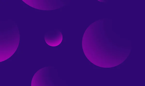 Gradient Cercles Violets Sur Fond Abstrait Violet Foncé Élément Design — Photo