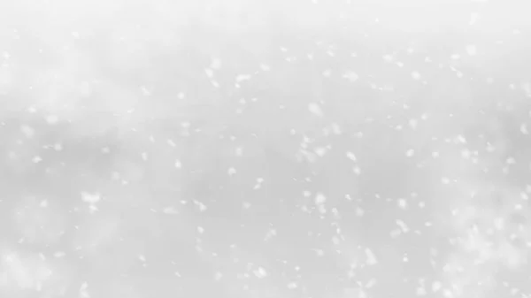 Kerstmis Winter Sneeuwvlok Witte Grijze Lucht Achtergrond — Stockfoto