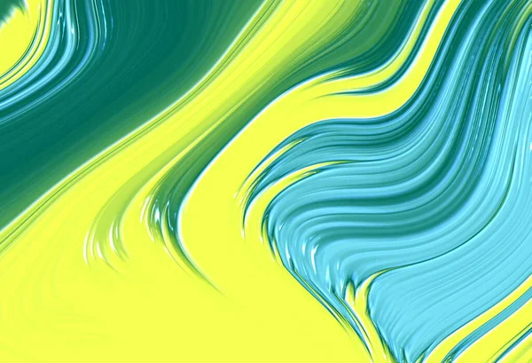 Abstrakter Geometrischer Hintergrund Mit Grünen Gelben Und Blauen Farbverläufen Geschwungene — Stockfoto