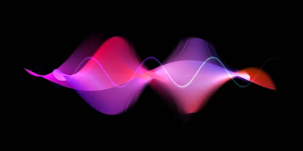 Sound Wave Colorful Gradient Abstract Background — Stock Photo, Image