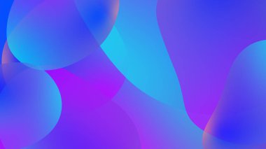 Soyut eğimli geometrik arkaplan. Akışkan şekiller ve renkli grafik tasarımı.