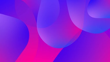 Soyut eğimli geometrik arkaplan. Akışkan şekiller ve renkli grafik tasarımı.