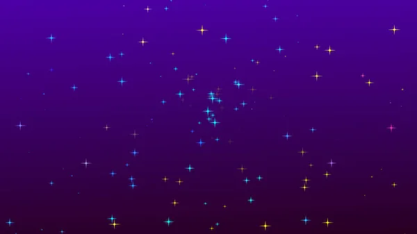 Christmas Colorful Starry Purple Gradient Background — Stock Photo, Image