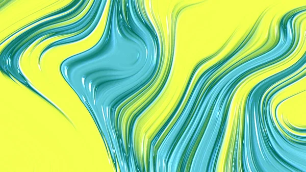 Abstrakter Geometrischer Hintergrund Mit Grünen Gelben Und Blauen Farbverläufen Geschwungene — Stockfoto