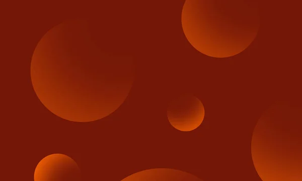 Градієнт Червоних Кіл Червоному Темному Абстрактному Тлі Сучасний Елемент Графічного — стокове фото