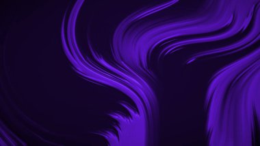 Dalgaların lüksüne sahip soyut mor arkaplan. 3d illüstrasyon, 3d canlandırma.