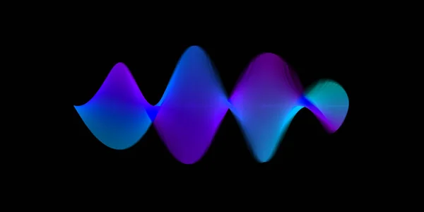 Ses Dalgası Soyut Arkaplan Geometrik Gradyan Renkli Arkaplan — Stok fotoğraf