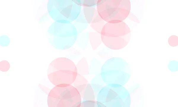 Círculos Azules Rojos Abstractos Sobre Fondo Blanco Elemento Diseño Gráfico —  Fotos de Stock