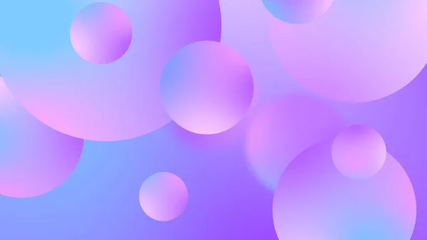 摘要紫色球体几何梯度背景 用于平面设计 3D渲染说明 — 图库照片