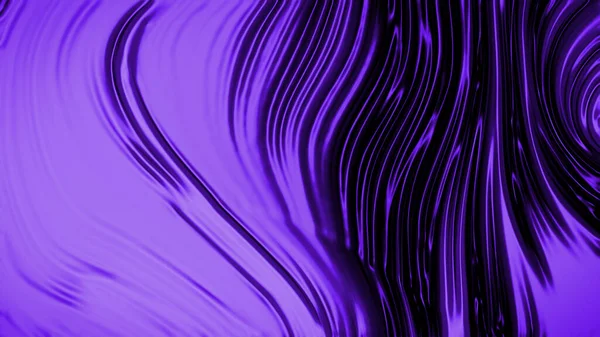 波の贅沢と抽象的な紫色の黒の背景 3Dイラスト 3Dレンダリング — ストック写真