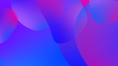 Soyut eğimli geometrik arkaplan. Akışkan şekiller ve renkli grafik tasarımı.