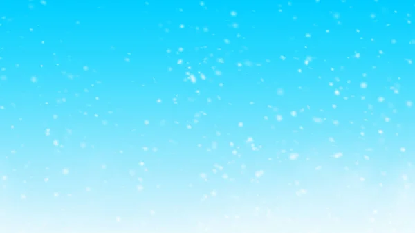 Christmas Winter Snowflake Blue Sky Background — Stock Photo, Image