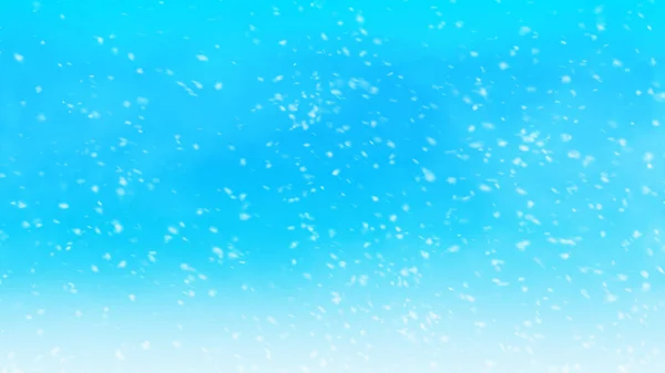Kerstmis Winter Sneeuwvlok Met Blauwe Lucht Achtergrond — Stockfoto