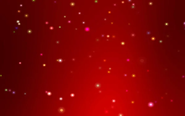 Navidad Colorido Estrellado Sobre Rojo Negro Gradiente Fondo —  Fotos de Stock