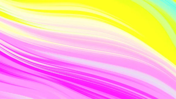 Abstrato Rosa Fundo Geométrico Gradiente Amarelo Linhas Curvas Luz Néon — Fotografia de Stock