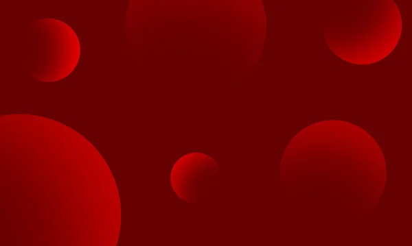 Red circles gradient on red dark abstract background. Modern graphic design element.
