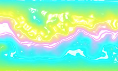 Soyut sıvı gökkuşağı arkaplanı. Pastel renge renk yansıması.