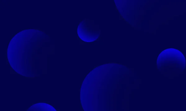 Gradiente Círculos Azules Sobre Fondo Abstracto Azul Oscuro Elemento Diseño — Foto de Stock