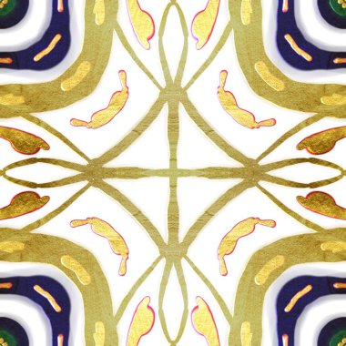 El yapımı soyut desensiz desenli resimleme