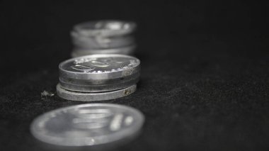 Arkaplan siyah Endonezya paraları