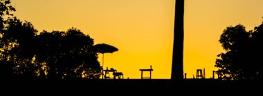 Gündoğumu zaman Shiluatelandscape.