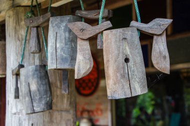 Çıngırak geleneksel woodden