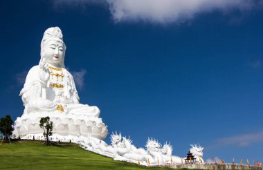 Büyük Guan Yin heykeli genel Tapınağı, nrrth Tayland.
