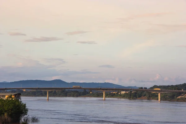Bridge Khong River North Thailand — Stock Photo, Image